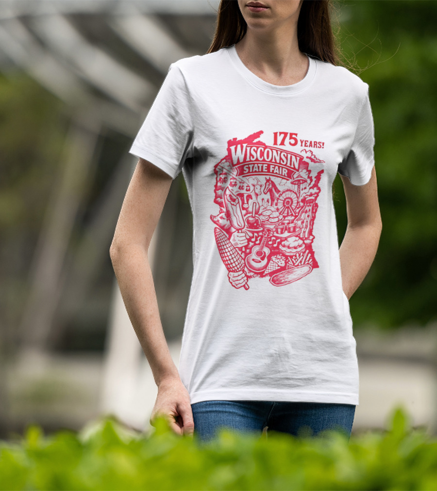 Wisconsin State Fair 175 Years Celebration T-Shirt
