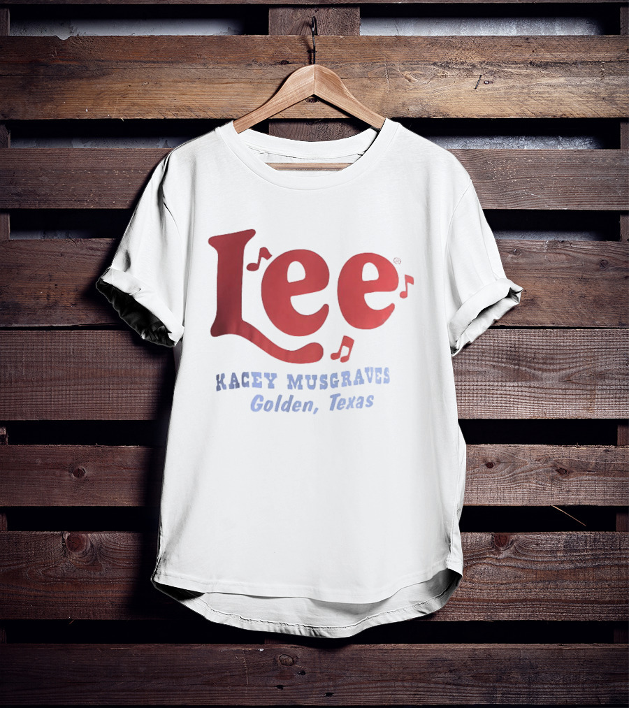 Lee Kacey Musgraves Golden Texas Music Notes T-Shirt