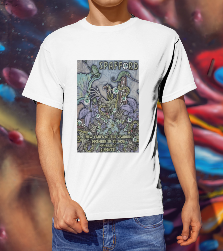 Spafford New Year’s At The Vivarium December 29 31 2026 Milwaukee WI 3 Nights T-Shirt