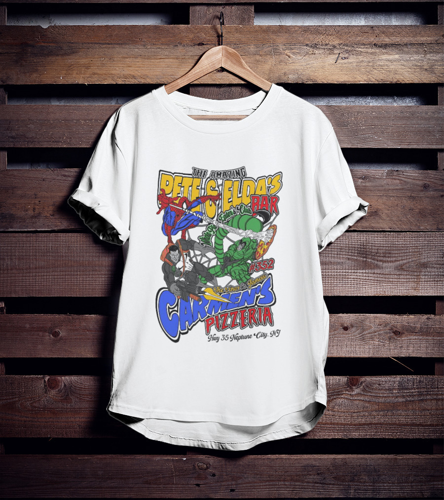 The Amazing Pete And Elda’s The Shore’s Famous Carmen’s Pizzeria T-Shirt