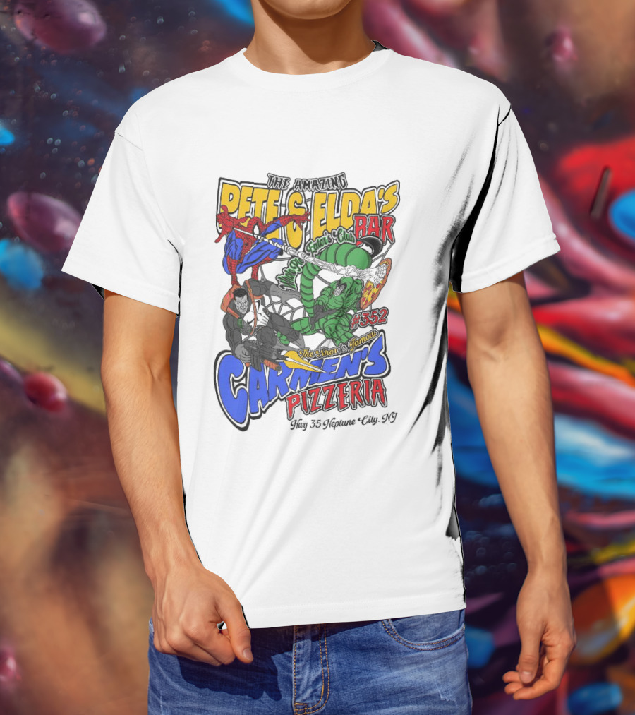 The Amazing Pete And Elda’s The Shore’s Famous Carmen’s Pizzeria T-Shirt