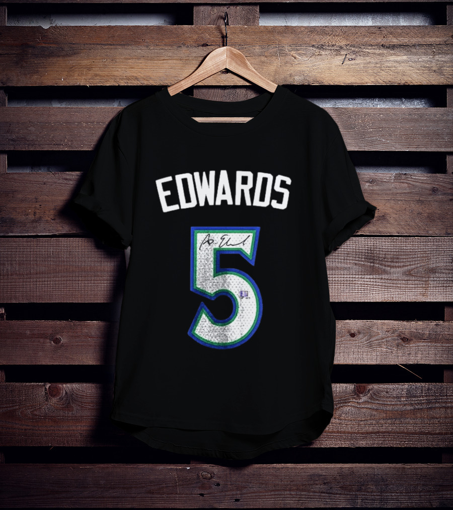 Edwards 5 Signature Basketball Fan Gear T-Shirt