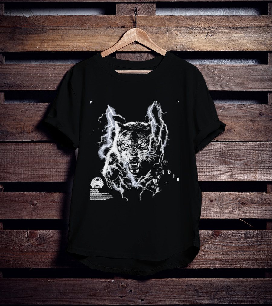 Darcsport Wolves Club Electric Lightning Wolf T-Shirt