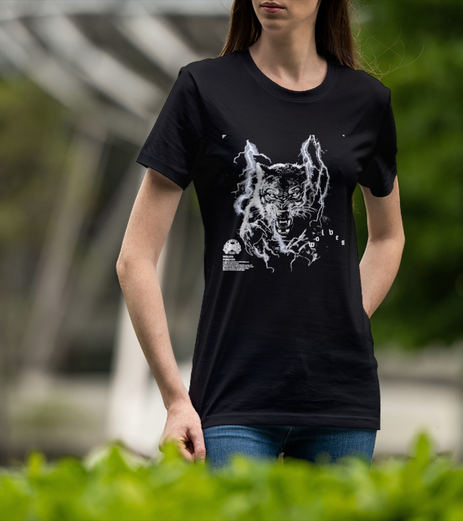 Darcsport Wolves Club Electric Lightning Wolf T-Shirt