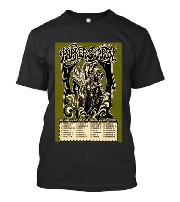 Parker Barrow Hold The Mash Fall Tour 2026 Concert Memphis Atlanta Nashville Houston T-Shirt