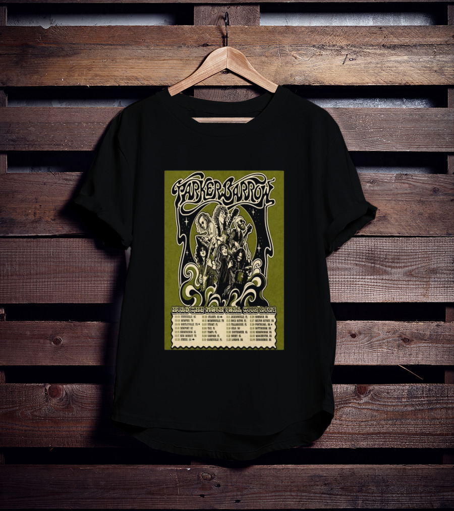 Parker Barrow Hold The Mash Fall Tour 2026 Concert Memphis Atlanta Nashville Houston T-Shirt