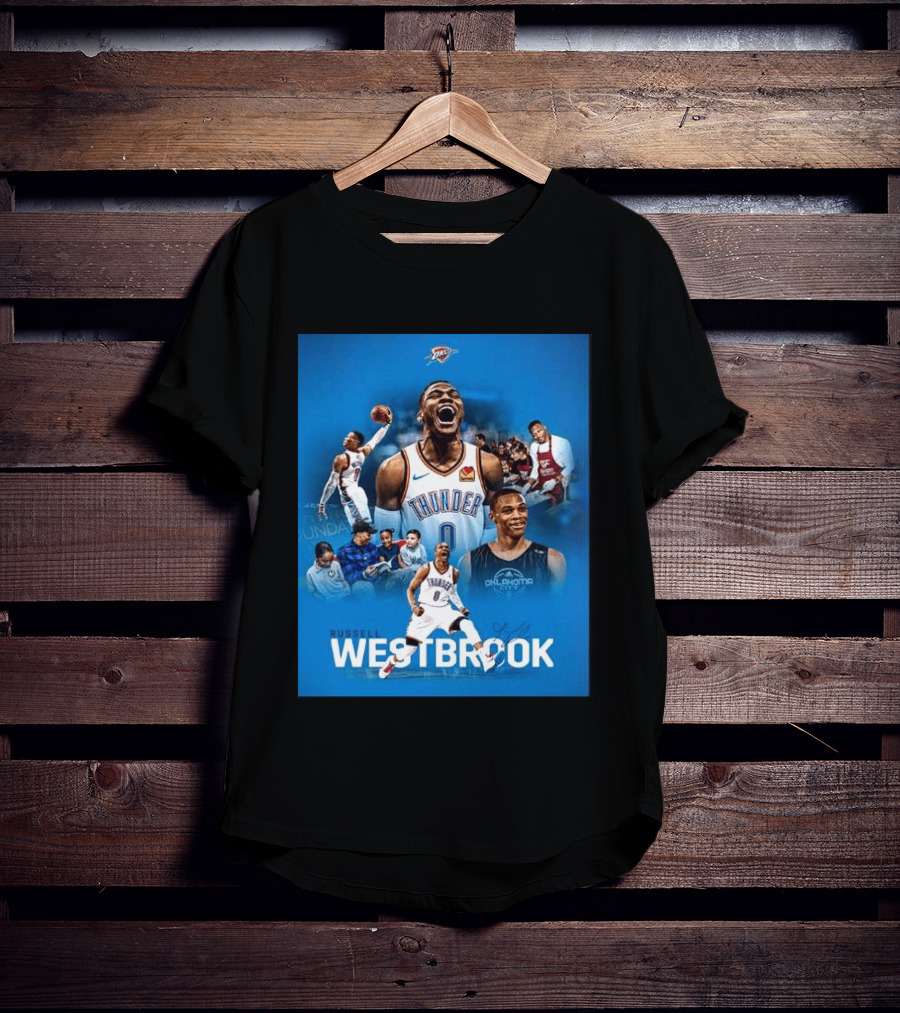 Russell Westbrook OKC Thunder Thank You For Everything Retirement T-Shirt