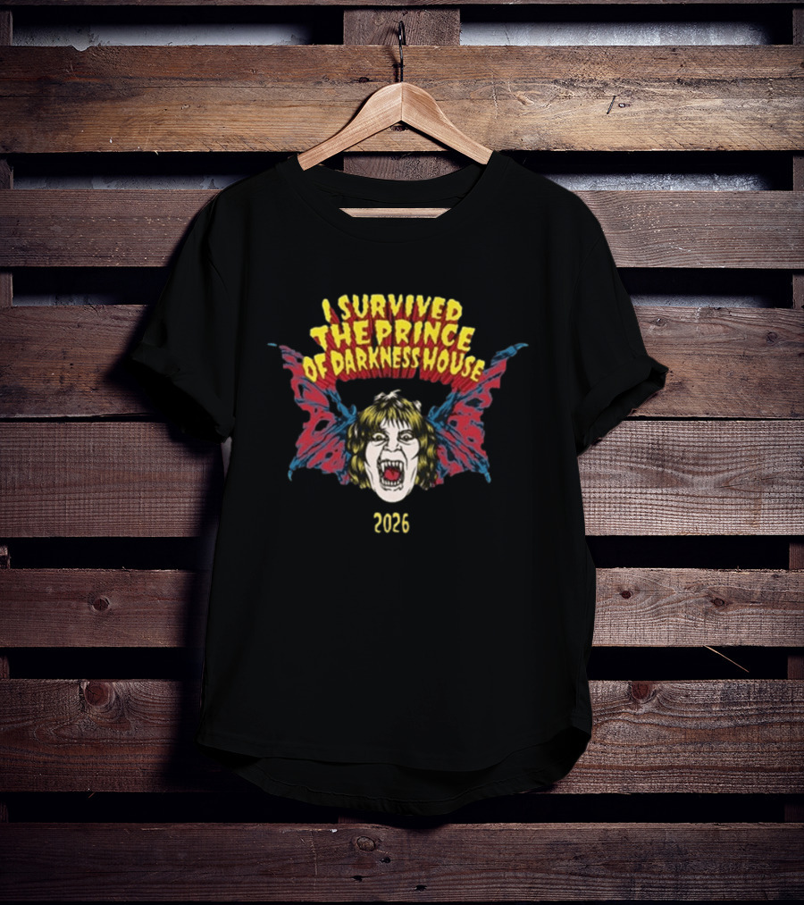 I Survived The Prince Of Darkness House 2025 Bat T-Shirt