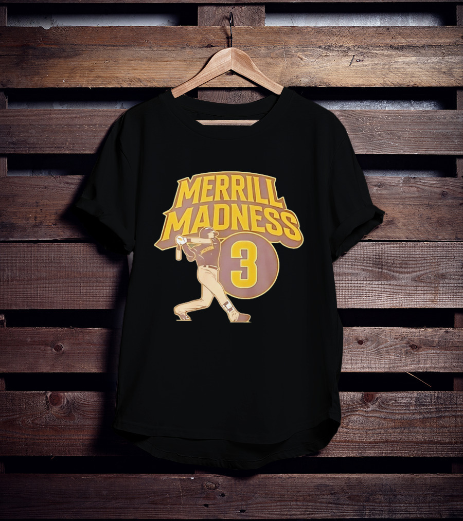 Merrill Madness 3 Jackson San Diego Padres T-Shirt