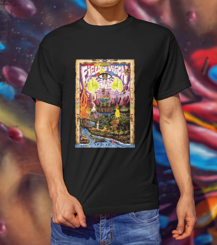 King Gizzard And The Lizard Wizard Field Of Vision II Meadow Creek Buena Vista CO Aug 14 16 2026 T-Shirt