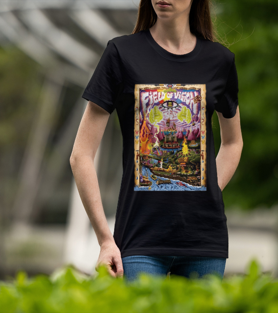 King Gizzard And The Lizard Wizard Field Of Vision II Meadow Creek Buena Vista CO Aug 14 16 2026 T-Shirt