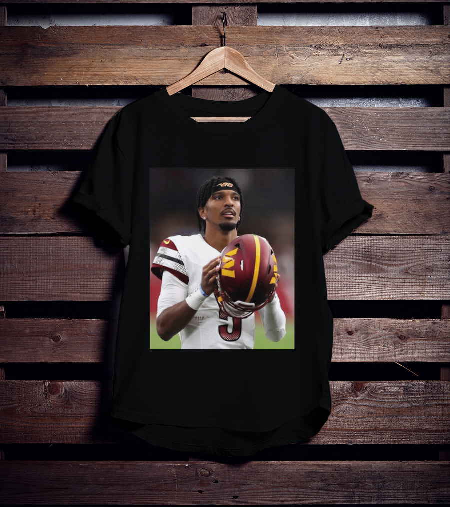 Washington Commanders Quarterback Jayden Daniels Football Player Sports T-Shirt