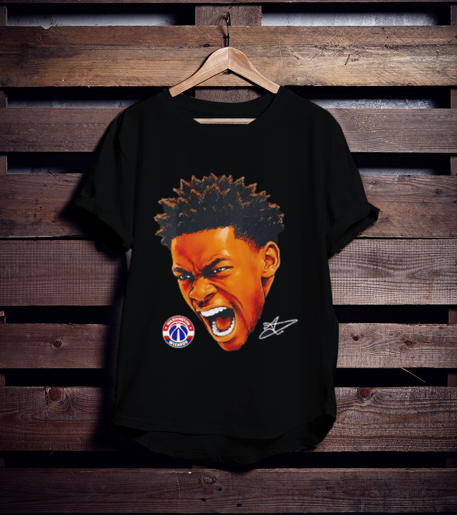 Washington Wizards Player Intense Expression NBA Basketball T-Shirt