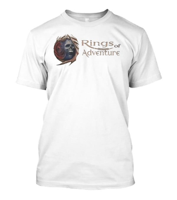 Rings Of Adventure Skull Fantasy T-Shirt