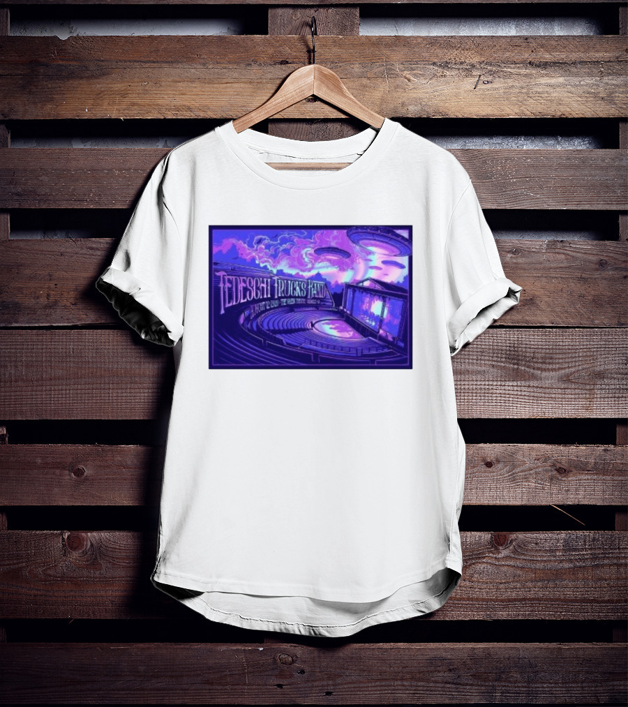 Tedeschi Trucks Band Greek Theatre Berkeley August 12 2026 Concert With UFOs And Neon Lights T-Shirt