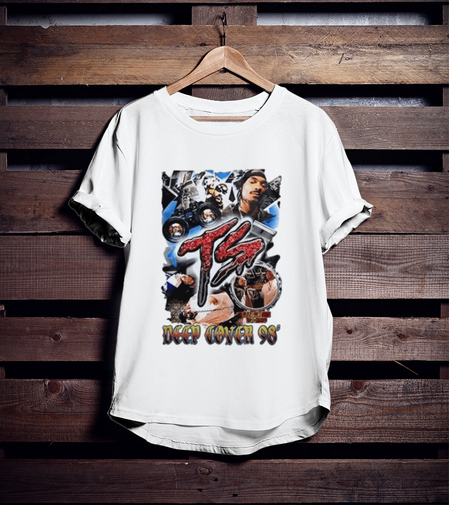 Toney Starks Deep Cover 98 RIP Big Pun 90s Rap Album Mashup T-Shirt