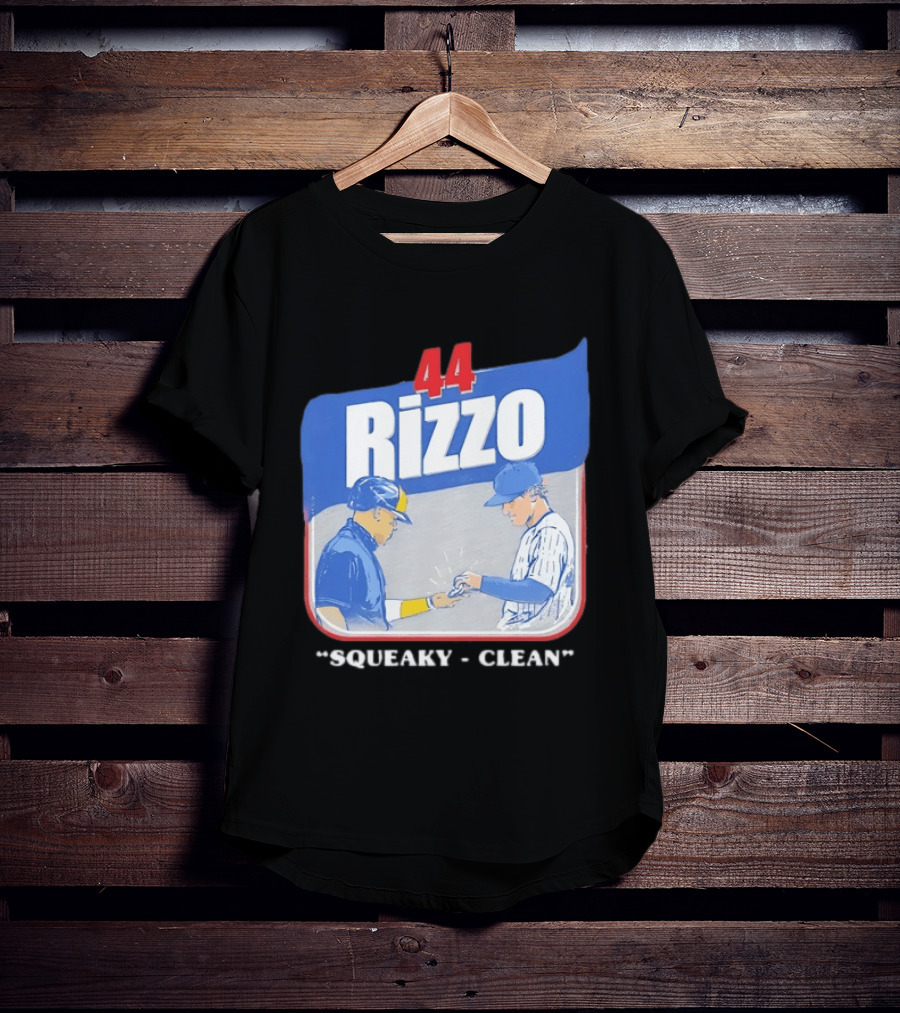 Anthony Rizzo 44 Squeaky Clean Baseball Exchange T-Shirt