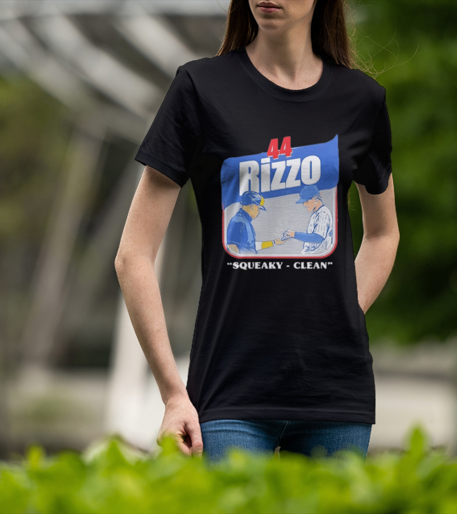 Anthony Rizzo 44 Squeaky Clean Baseball Exchange T-Shirt