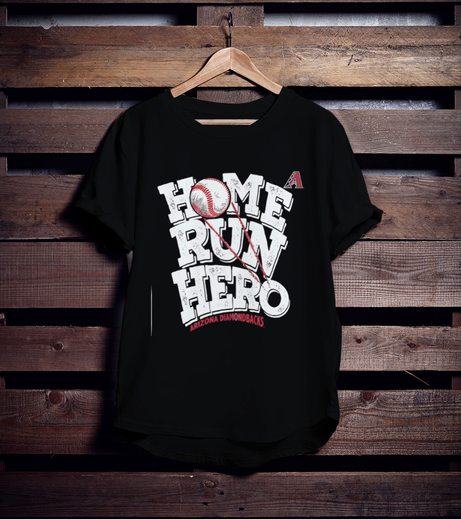 Arizona Diamondbacks Home Run Hero Baseball MLB Fan T-Shirt