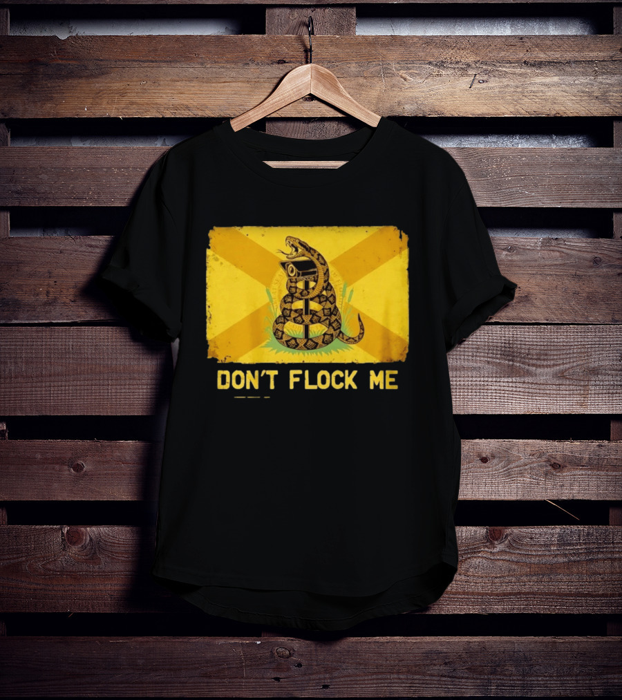 Florida Snake Surveillance Distressed Flag Don't Flock Me T-Shirt