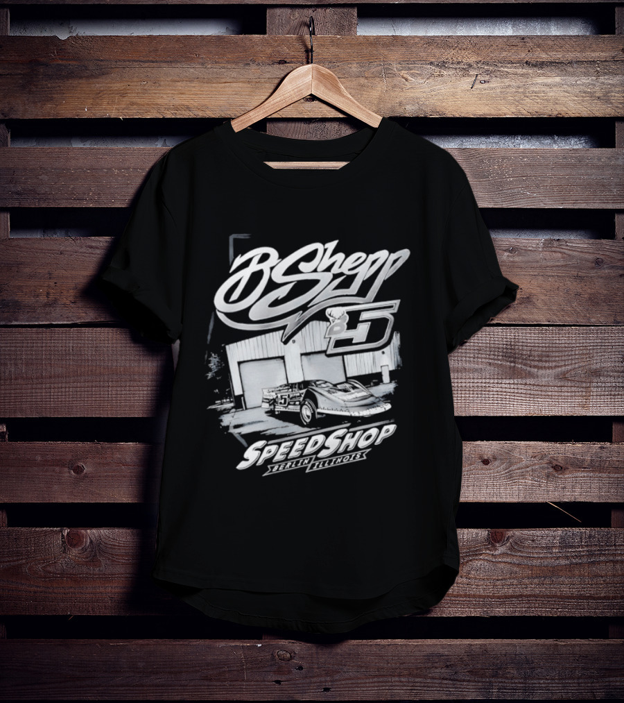 BShepp 5 Speedshop Racing Berlin Illinois T-Shirt