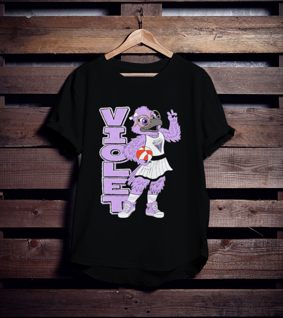 Golden State Valkyries Oaklandish Violet Mascot Basketball T-Shirt