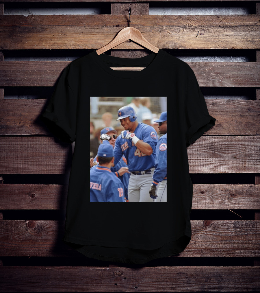 New York Mets Butch Huskey No. 42 MLB Legend T-Shirt