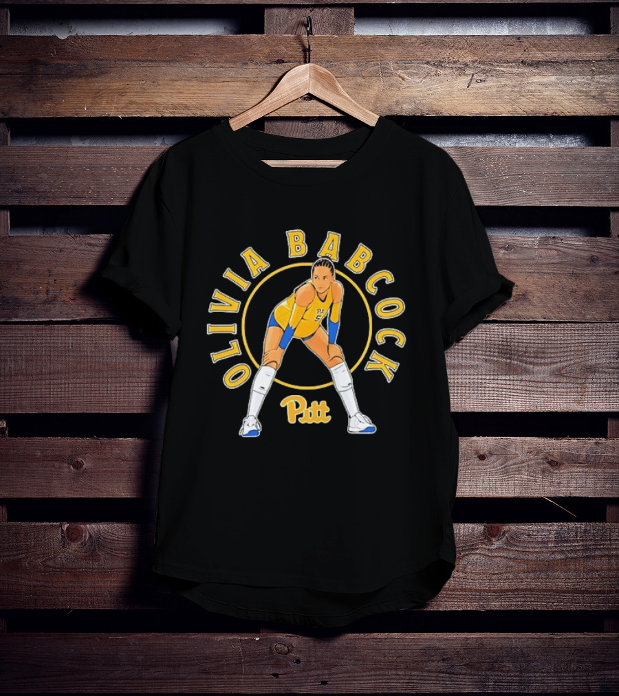 Pitt Panthers Volleyball Olivia Babcock Number 5 T-Shirt
