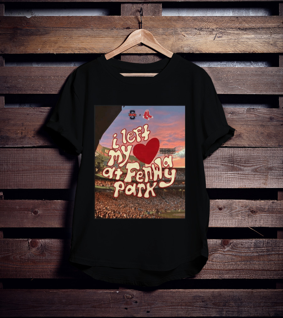 Cleveland Guardians Boston Red Sox I Left My Heart At Fenway Park T-Shirt