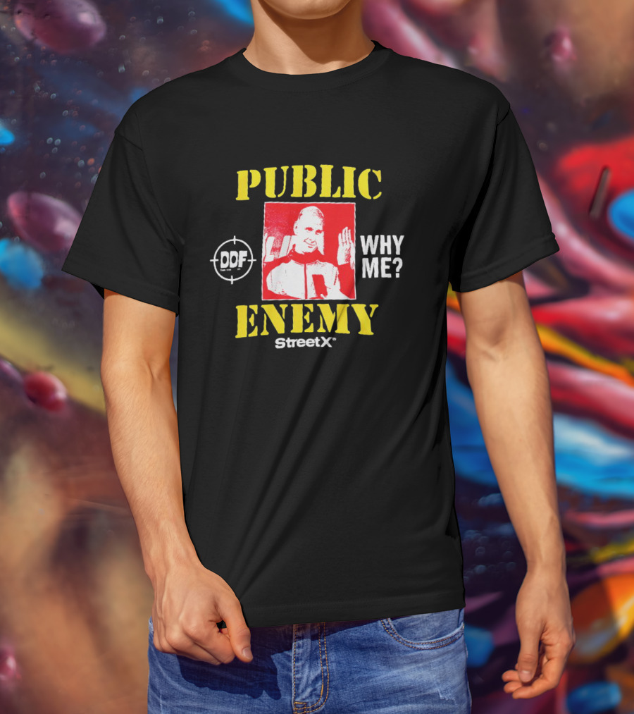 Dan Richardson Western Bulldogs Public Enemy Why Me StreetX DDF T-Shirt