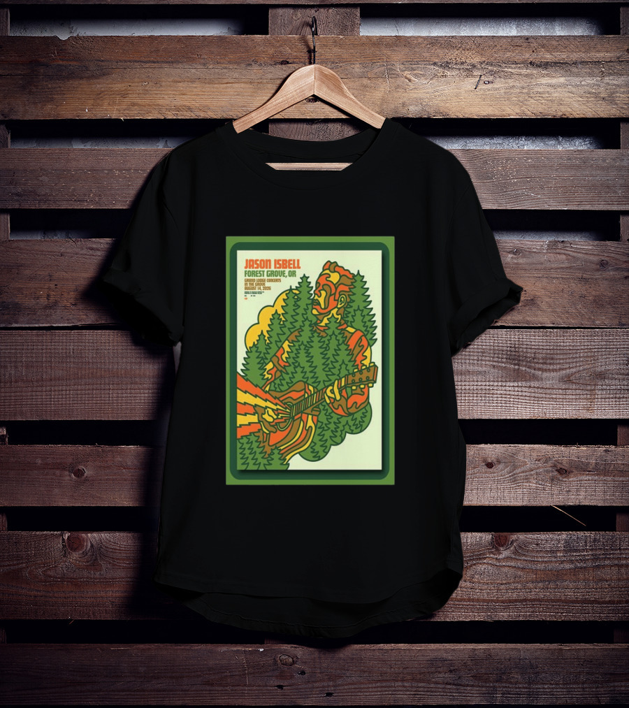 Jason Isbell Forest Grove OR Grand Lodge Concerts Aug 14 2026 T-Shirt