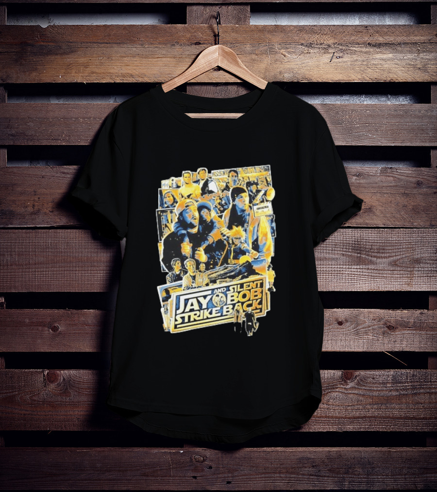 Jay And Silent Bob Strike Back Movie Collage Kevin Smith T-Shirt