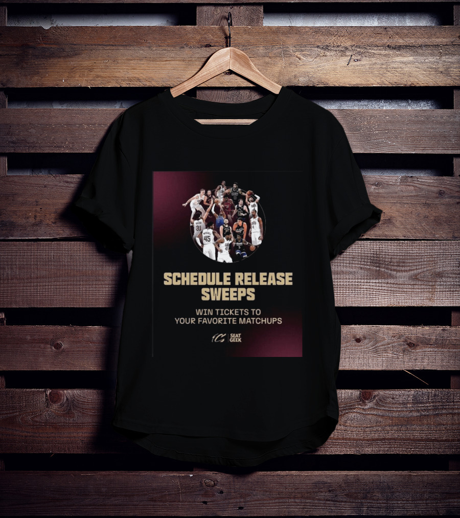 Schedule Release Sweeps Win Tickets To Your Favorite Matchups Seatgeek T-Shirt