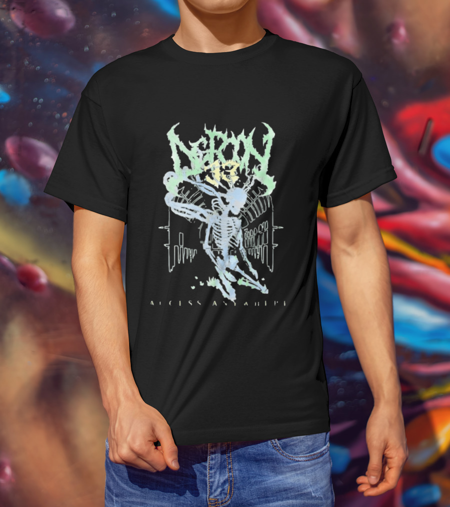 Neron 13 Skeleton Access Anywhere Metal Band T-Shirt
