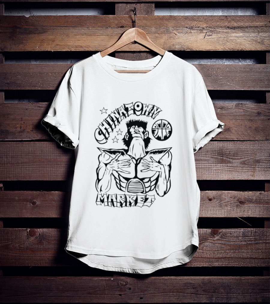Chinatown Market Muscle Basketball Streetwear T-Shirt