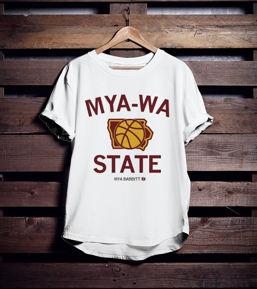 Mya Wa State Basketball NCAA Mya Babbitt T-Shirt