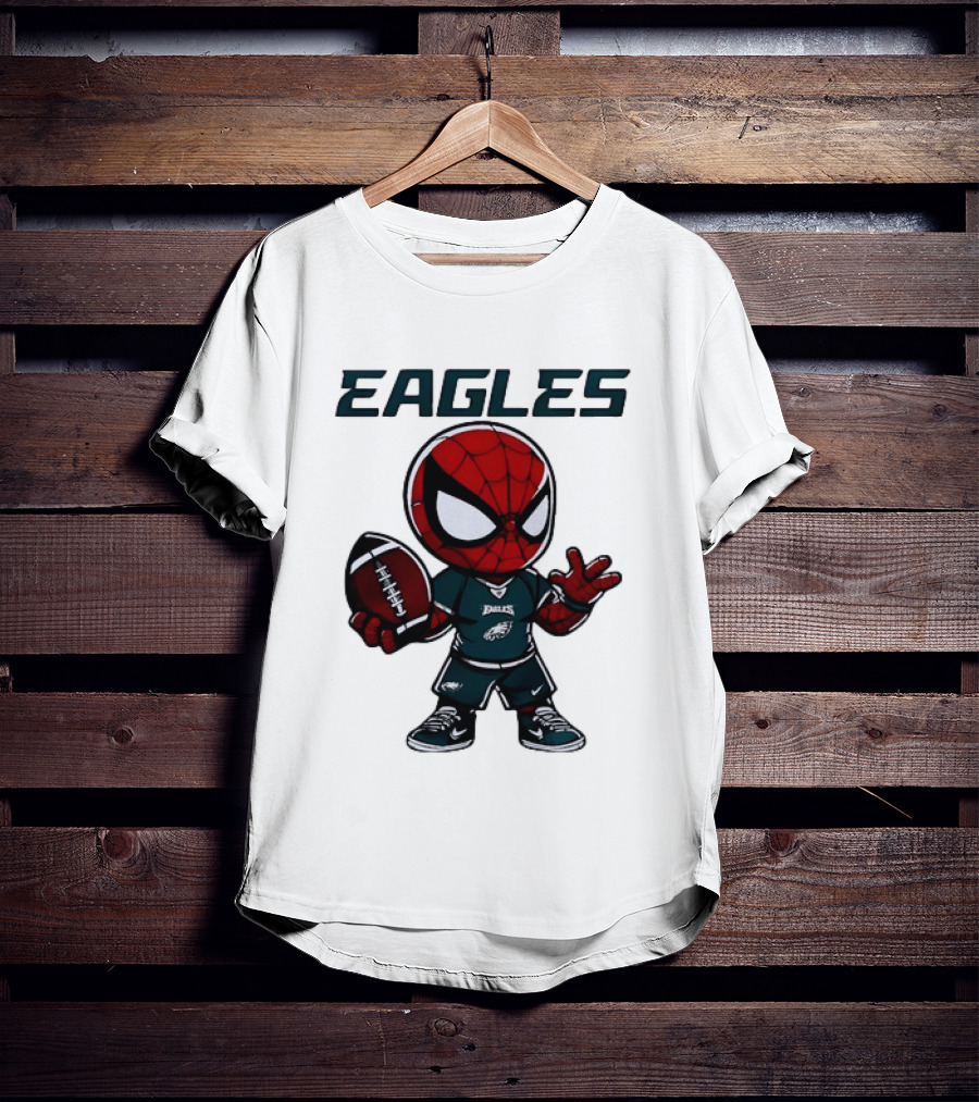 Spider Man Eagles Football Jersey Personalized Philadelphia Edition T-Shirt