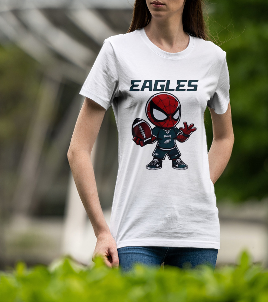 Spider Man Eagles Football Jersey Personalized Philadelphia Edition T-Shirt