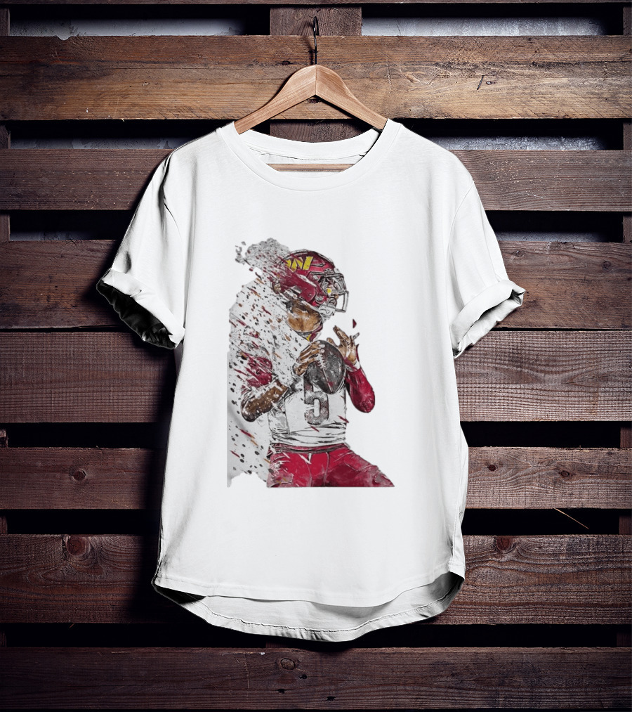 Jayden Daniels Washington Commanders Quarterback Football T-Shirt