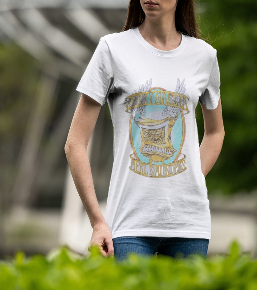 Jerry Garcia Merl Saunders Winged Piano Collaboration T-Shirt