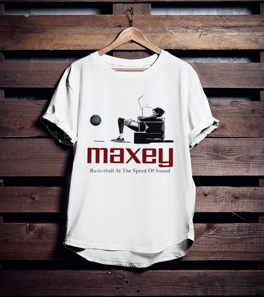 Maxey Basketball At The Speed Of Sound T-Shirt