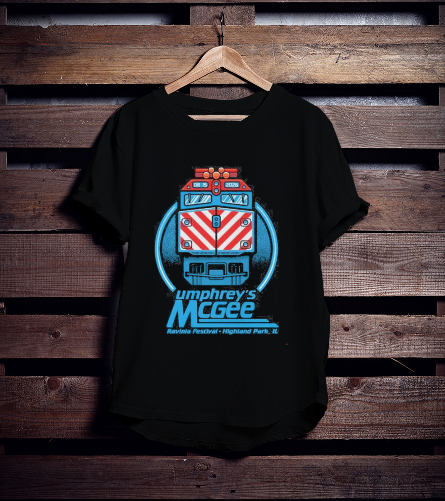 Highland Park IL 08.15.2026 Umphrey's McGee Tour Train T-Shirt
