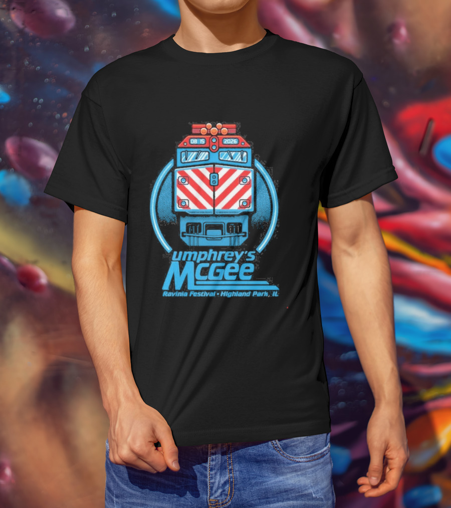 Highland Park IL 08.15.2026 Umphrey's McGee Tour Train T-Shirt
