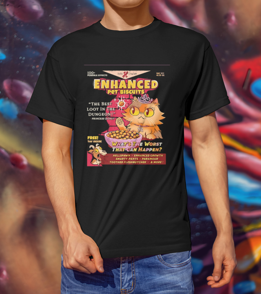 Enhanced Pet Biscuits Princess Donut Best Loot In The Dungeon T-Shirt