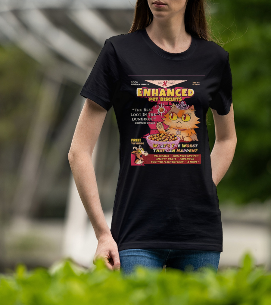 Enhanced Pet Biscuits Princess Donut Best Loot In The Dungeon T-Shirt