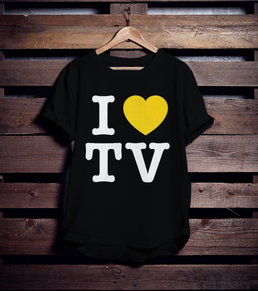 Hivemind I Love TV Heart T-Shirt