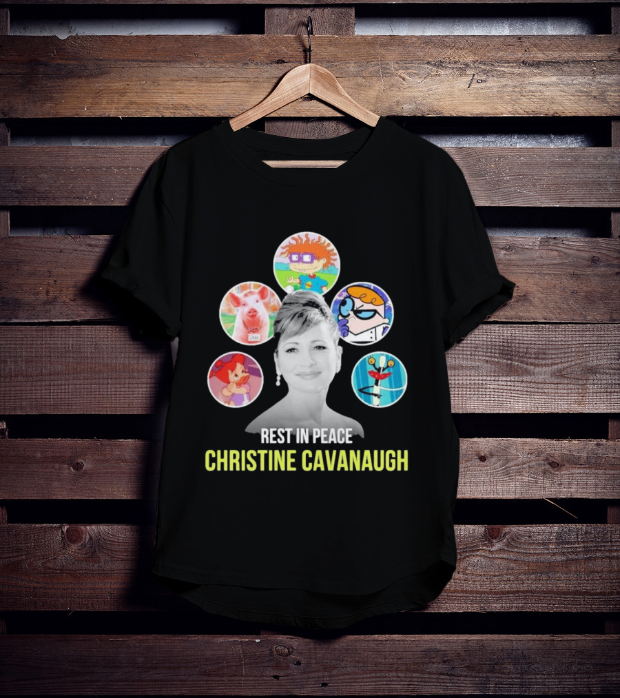 Rest In Peace Christine Cavanaugh Chuckie Dexter Babe Gosalyn Globehornet T-Shirt