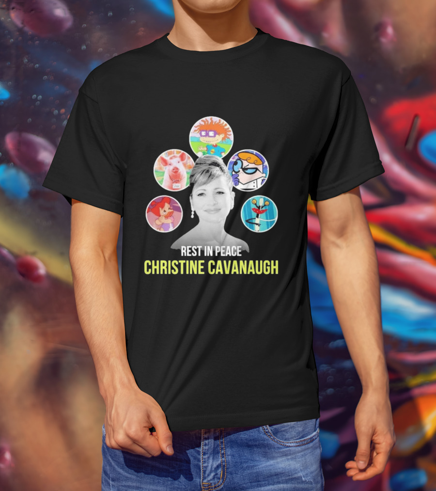 Rest In Peace Christine Cavanaugh Chuckie Dexter Babe Gosalyn Globehornet T-Shirt