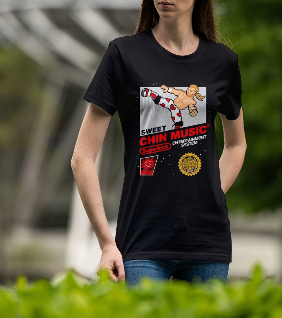 Sweet Chin Music Heartbreak Kid Entertainment System Series T-Shirt