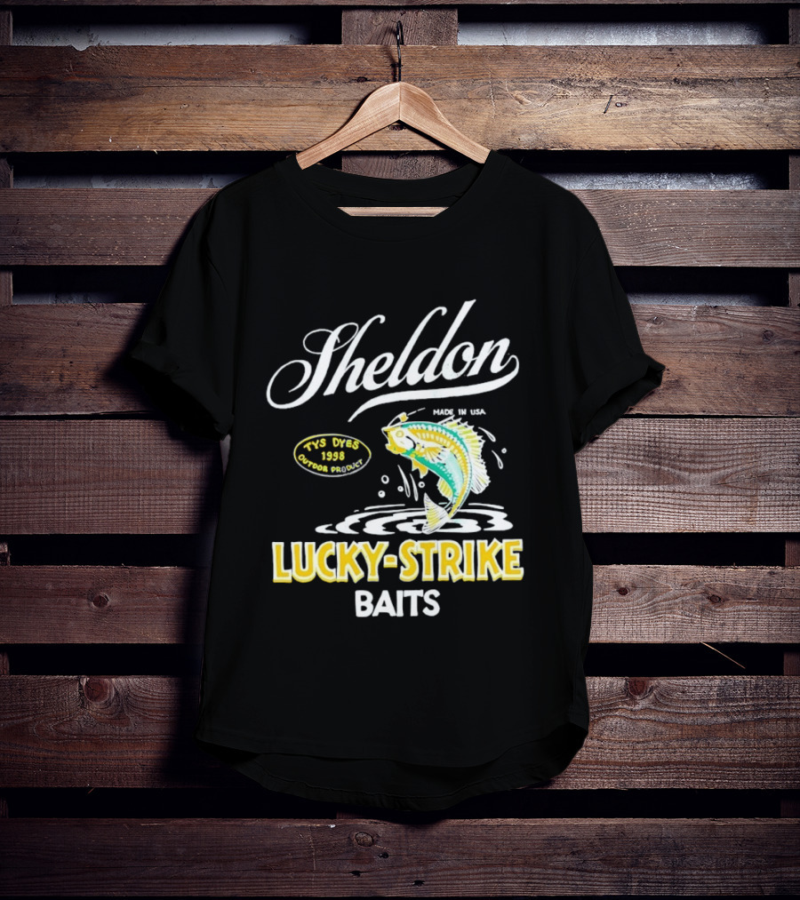 Sheldon Lucky Strike Baits Vintage 1998 Tys Dyes Outdoor Gear T-Shirt